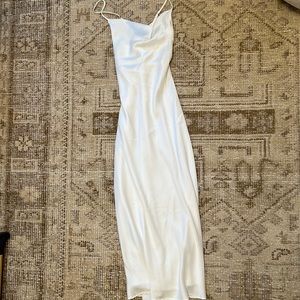 How Me Your Mumu Silk White Dress
